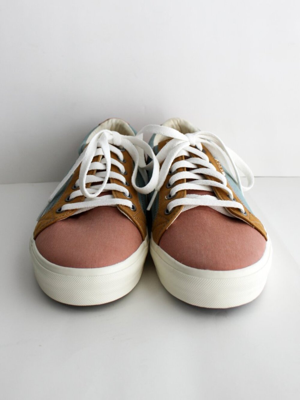 NWOT Taos Plim Soul Sneakers Size 9 - Pink Mustard Blue Comfort Canvas ✨ - Picture 7 of 9